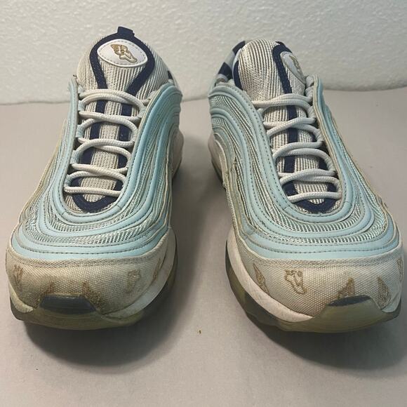 Nike Air Max 97 Golf NRG Wing It Unique Baby Blue Navy Blue & White Men's sz 9.5 - Picture 5 of 10